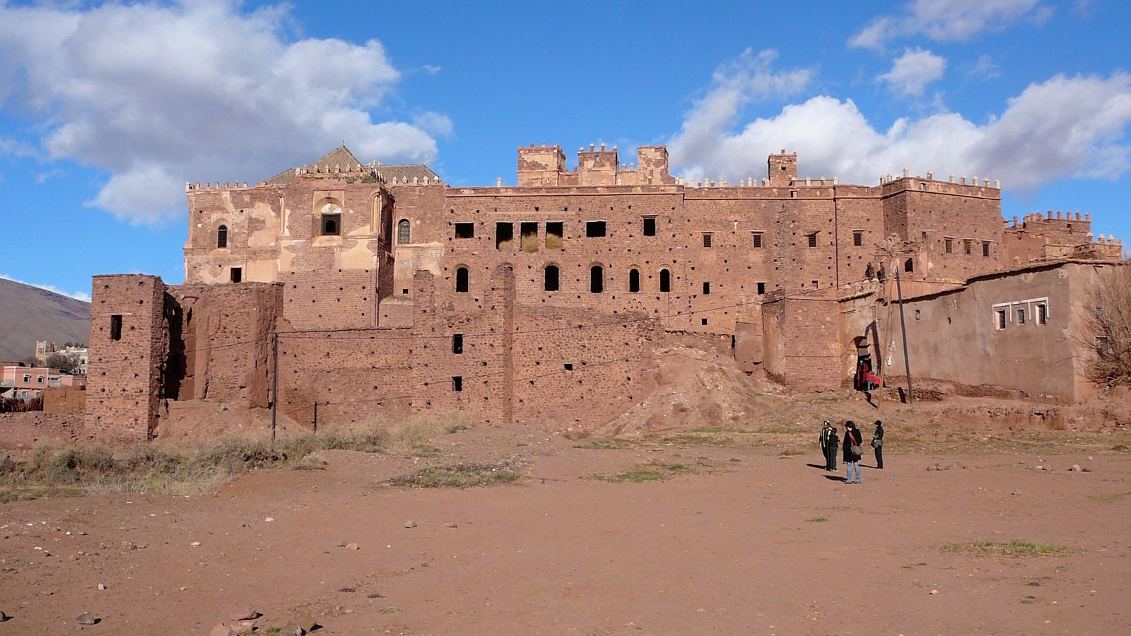Telouet Kasbah in High Atlas Mountains